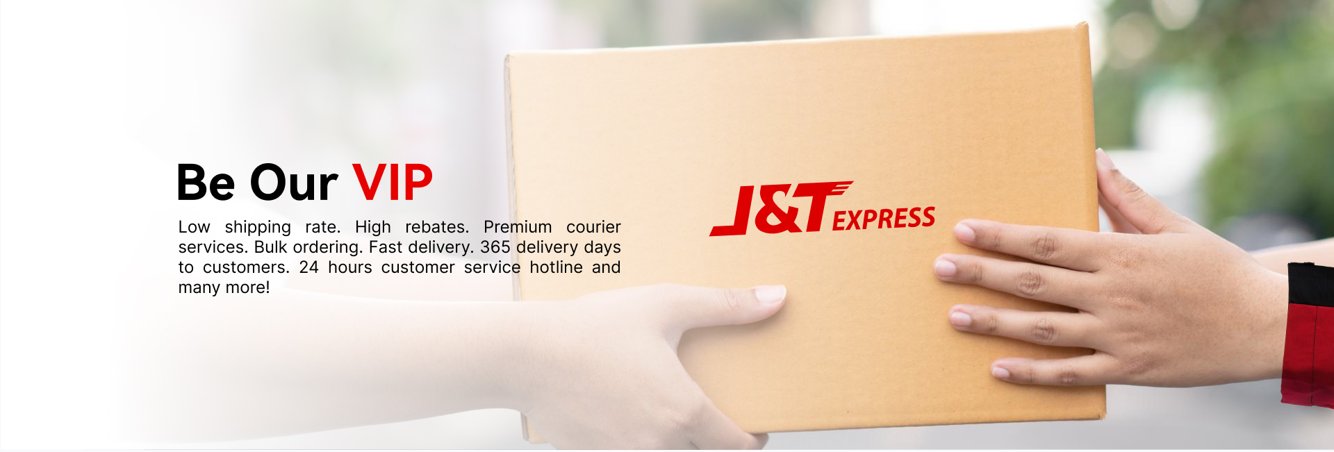 Be our VIP Customer  Parcel Delivery Services  J&T Express Malaysia